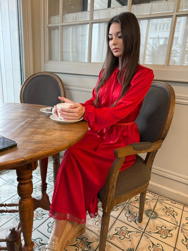 ПАСХАЛЬНОЕ КРАСНОЕ ПЛАТЬЕ BLAGOVERA «МАКОВ ЦВЕТ» и КОСЫНКА С КРУЖЕВОМ. Почему красный? Красный цвет…